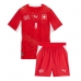 Camiseta Suiza Remo Freuler #8 Primera Equipación Replica Mundial 2026 para niños mangas cortas (+ Pantalones cortos)